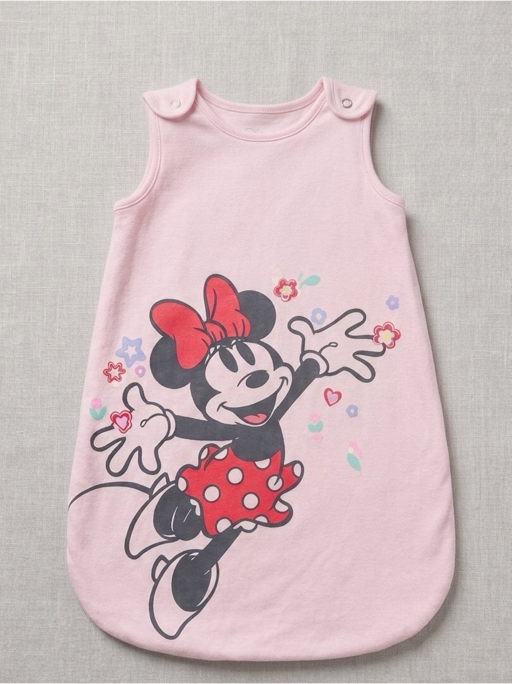 Disney Baby Pink Minnie Mouse Sleeveless Sleep Sack Sleepwear 0-3 Months
